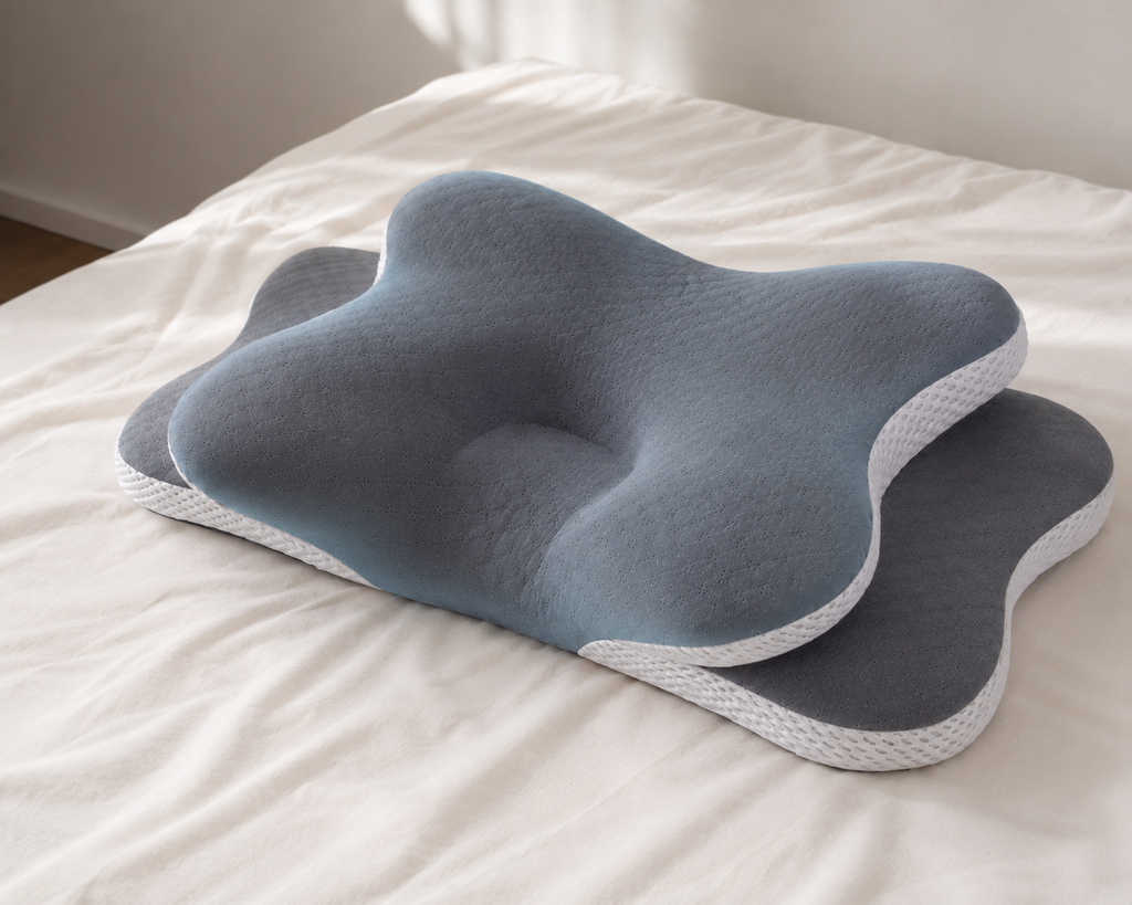 Sleep Pillow, Ergo Pillow for Sleep, Cervical Neck Sleeping Pillow, Contour Pillow for Side Sleepers, Ergonomic Rest Pillow with