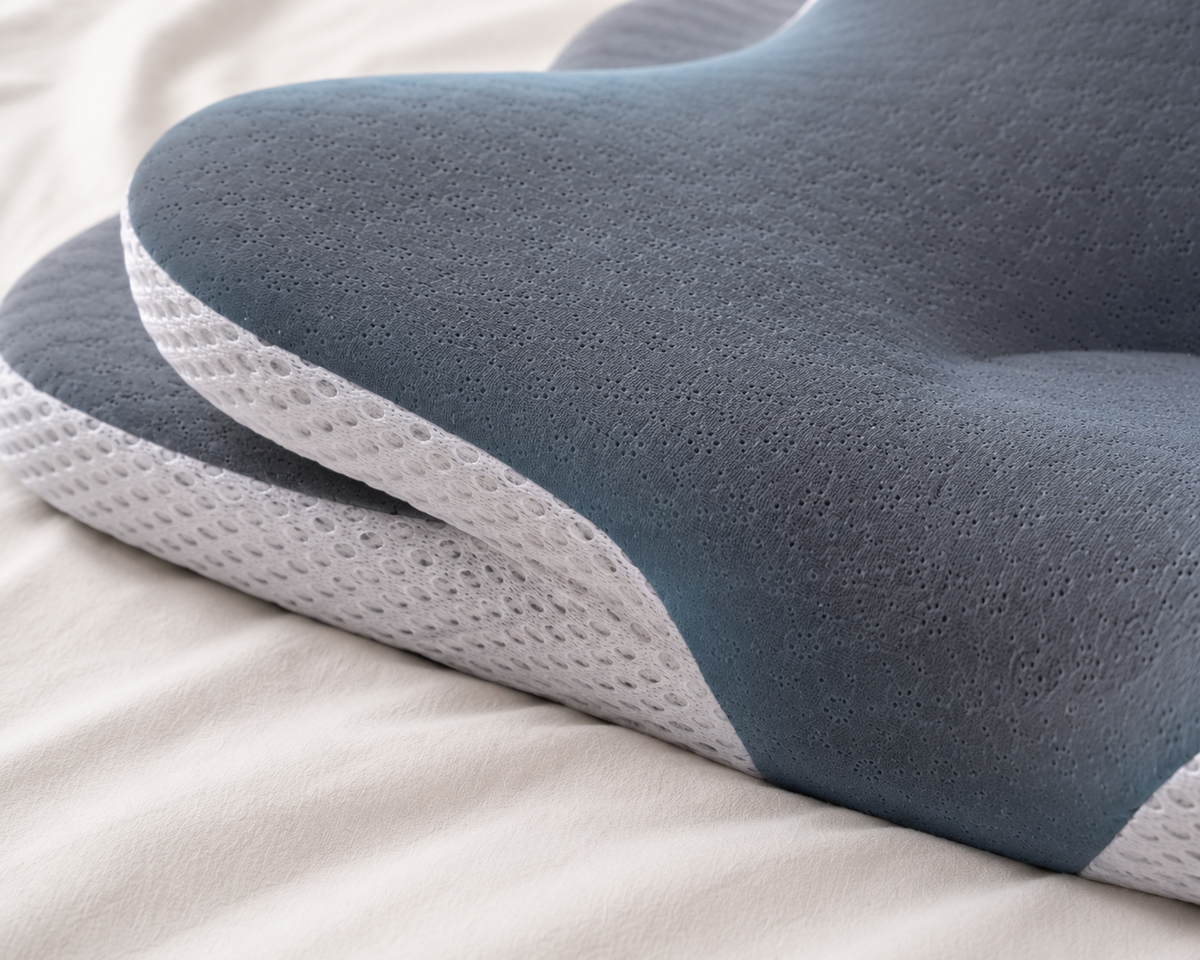 Sleep Pillow, Ergo Pillow for Sleep, Cervical Neck Sleeping Pillow, Contour Pillow for Side Sleepers, Ergonomic Rest Pillow with